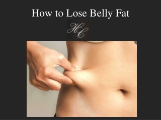 How to Lose Belly Fat