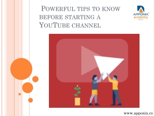 YOUTUBE TIPS