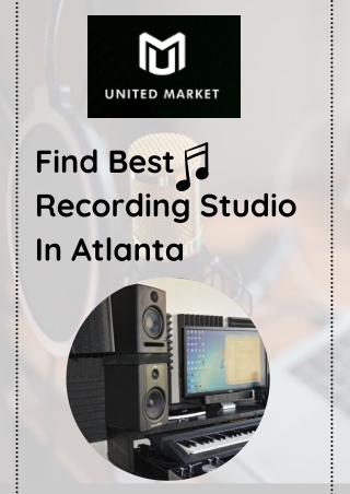 Find Best Recording Studio In Atlanta