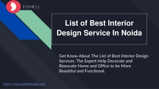 Best Interior Design Service in noida