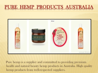 Organic Face Products Australia