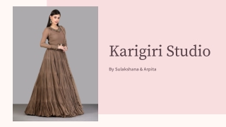 Buy The Best Wedding Trousseau In Delhi From Karigiri Studio