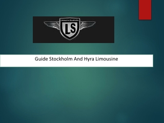 Hyra Limousine & Limousineservice i Stockholm