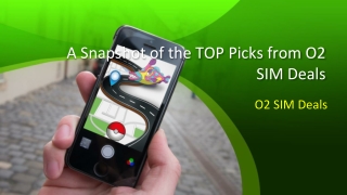 A Snapshot of the TOP Picks from O2 SIM Deals