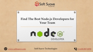 Find The Best  Node.js developers for your team