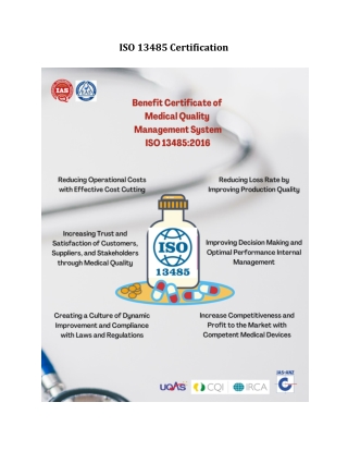 ISO 13485 Certification Argentina