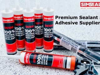 Premium Sealant & Adhesive Suppliers