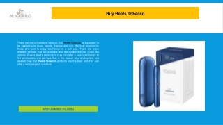 Buy Heets Tobacco