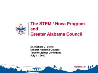 The STEM / Nova Program and Greater Alabama Council