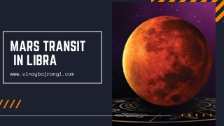 Mars Transit in Libra - Effect of Mars Transit in Libra on Moon Signs