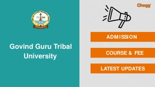 Govind Guru Tribal University