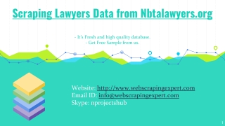 Scraping Lawyers Data from Nbtalawyers.org