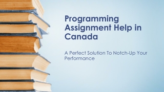 Programming Assignment Help - A Perfect Solution To Notch-Up Your Performance