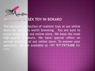 Sex Toys In Bokaro Call  919717975488