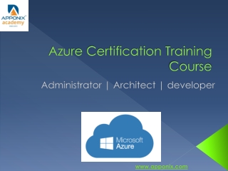 Azure Certification Training Course
