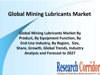 Global-Mining-Lubricants -Market