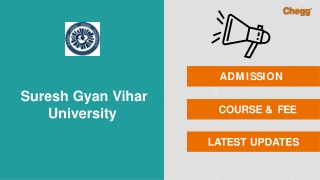 Suresh Gyan Vihar University - [SGVU], Jaipur