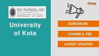 University of Kota - [UOK], Kota