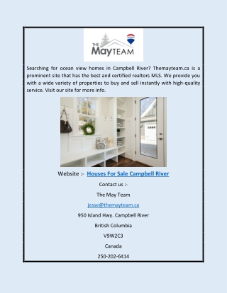 Houses for Sale Campbell River | Themayteam.ca