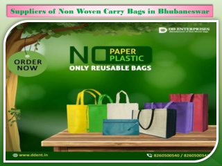 Suppliers of Non Woven Carry Bags in Bhubaneswar