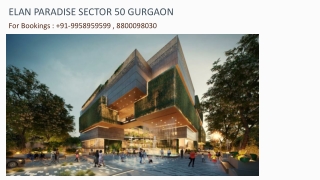 Elan Paradise Sector 50 Payment Plans, Elan Paradise Assured Return Plan, 995895