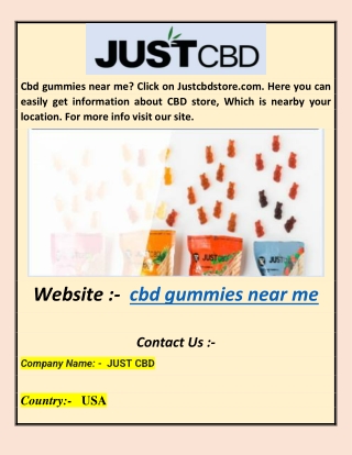 cbd gummies near me