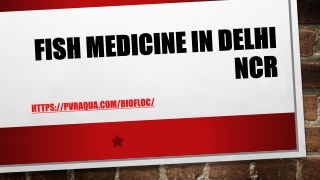Fish Medicine in Delhi NCR