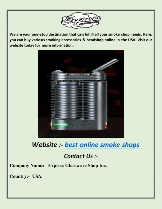 best online smoke shops