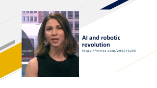 AI and robotic revolution