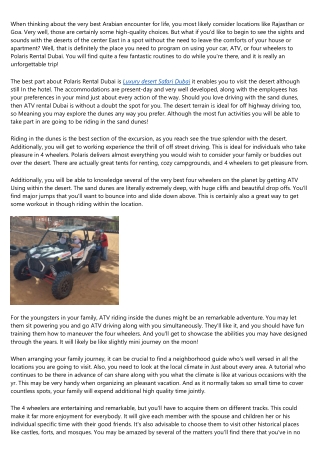 10 Things We All Hate About Can-Am buggy Dubai