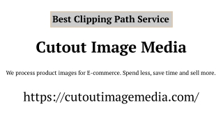 The Best Clipping Path Service Provider in Bangladesh