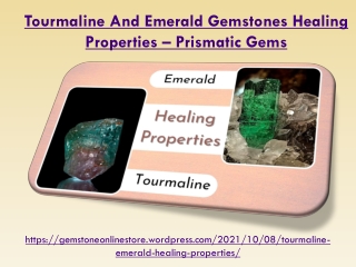 Tourmaline And Emerald Gemstones Healing Properties