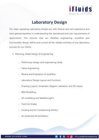 Laboratory Design