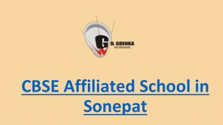 How to Find CBSE Affiliated School in Sonepat