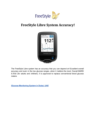 FreeStyle Libre System Accuracy