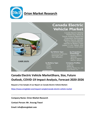 Canada Electric Vehicle MarketShare