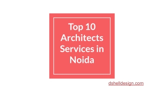 Top 10 Architects Services in Noida