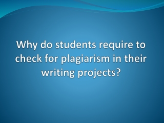 Understanding & Preventing Plagiarism