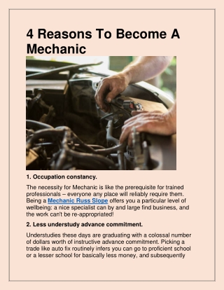Best Vehicle Servicing in Russ Hill