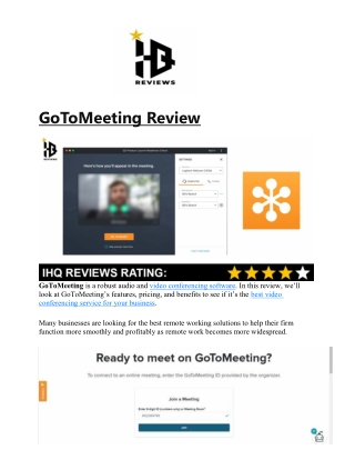 GoToMeeting Review