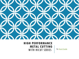 Water soluble metal cutting