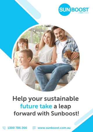 Help your sustainable future take a leap forward with Sunboost