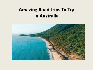 Amazing Road trips To Try in Australia