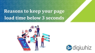 Reasons to keep your page load time below 3 seconds