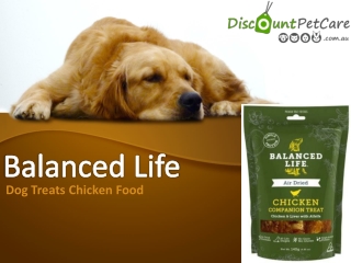Balanced Life Dog Treats Chicken 140g | DiscountPetCare