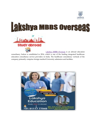 Best MBBS Abroad Consultants in Indore