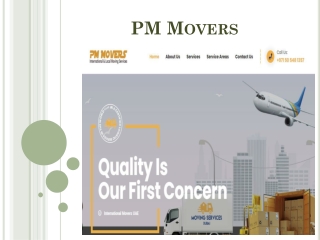 Packers and movers Dubai