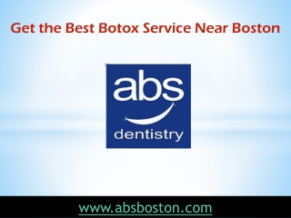 Get the Best Botox Service Near Boston