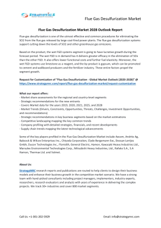 Flue Gas Desulfurization Market Forecasts to 2028