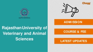 Rajasthan University of Veterinary and Animal Sciences